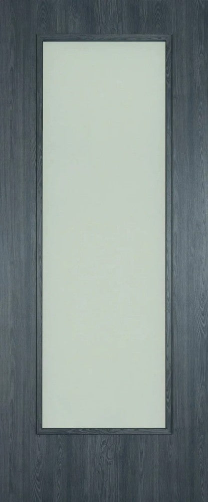 Doras Erkado Shaker Laminate Midnight Grey Obscure Glass