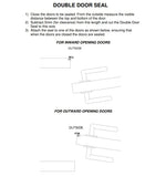 Double Door Seal 20mm