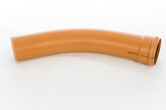 Wavin PVC Sewer Long Radius Bend 45° 9