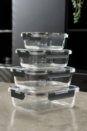 Zyliss 4-Piece Glass Container Set | E981067