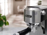 Delonghi Dedica Duo Manual Coffee Machine - Stainless Steel | EC890.M