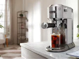 Delonghi Dedica Duo Manual Coffee Machine - Stainless Steel | EC890.M