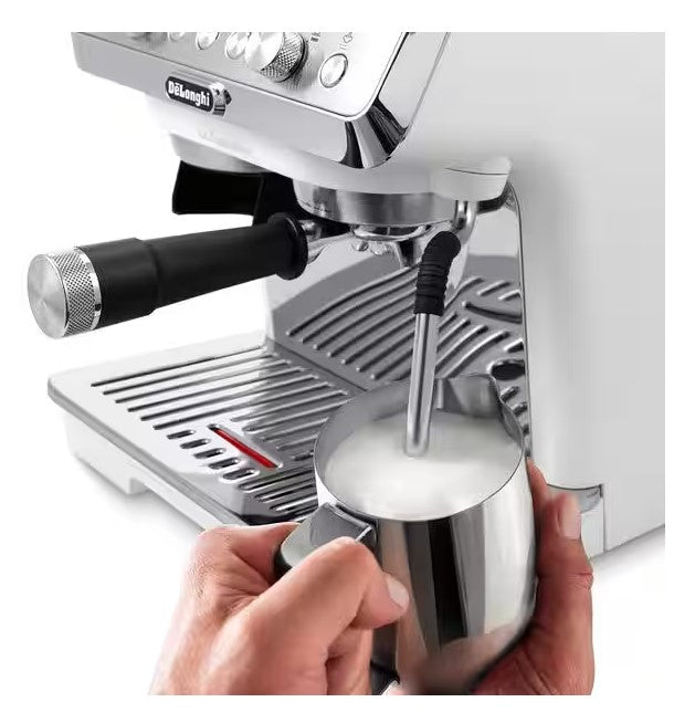 DeLonghi La Specialista Arte Compact Manual Bean to Cup Coffee Machine - White | EC9155.W