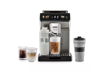 DeLonghi Eletta Explore Fully Automatic Coffee Machine - Titanium | ECAM450.86.T