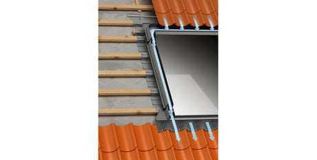 Velux Profiled Tile Flashing, Pro+, Black, 78x118cm | EDWMK062500