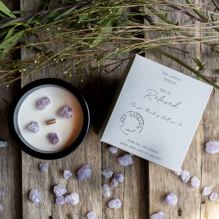 Eau So Relaxed Candle - Amethyst | EL-REL-AMBER