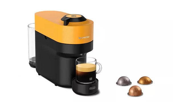 DeLonghi Nespresso Vertuo Pop Coffee Machine - Yellow | ENV90Y