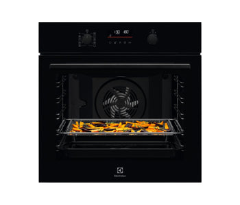 Electrolux Pyro Built-In Single Oven with AirFry Func - Black | EOM6P46K