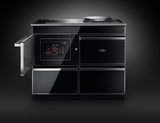 AGA ERA 110 Electric with Induction Hob - Black with Polished Chrome Trim | ERA11032CH
