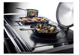 AGA ERA 110 Electric with Induction Hob - Black with Polished Chrome Trim | ERA11032CH