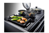 AGA ERA 110 Electric with Induction Hob - Black with Polished Chrome Trim | ERA11032CH
