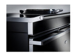 AGA ERA 110 Electric with Induction Hob - Black with Polished Chrome Trim | ERA11032CH