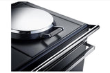 AGA ERA 110 Electric with Induction Hob - Black with Polished Chrome Trim | ERA11032CH