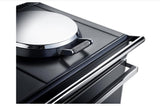 AGA ERA 110 Electric with Induction Hob - Black with Polished Chrome Trim | ERA11032CH