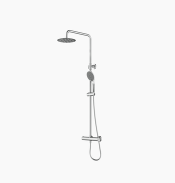EcoDrench Exposed 200mm Shower Head Kit Thermostatic Control | ERSS-DS