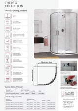 ETO Two Door Offset Sliding Quadrant