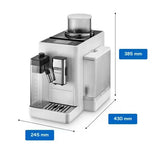 Delongi Rivelia Auto Compact Bean to Cup Coffee - White | EXAM440.55.W