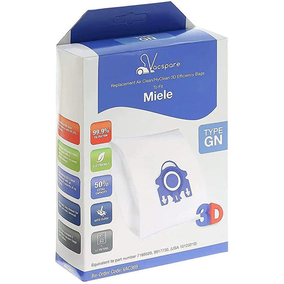 Microfibre Miele GN Dust Bags - Blue | EXSVAC369