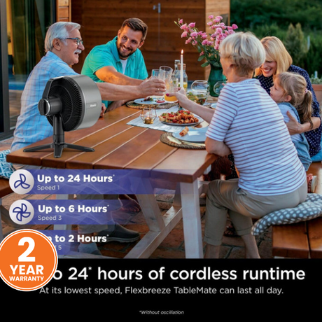Shark Flexbreeze Tablemate Indoor To Outdoor Fan | FA150UK