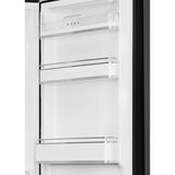 Smeg 50's Style Freestanding Fridge Freezer - Black | FAB32RBL5UK