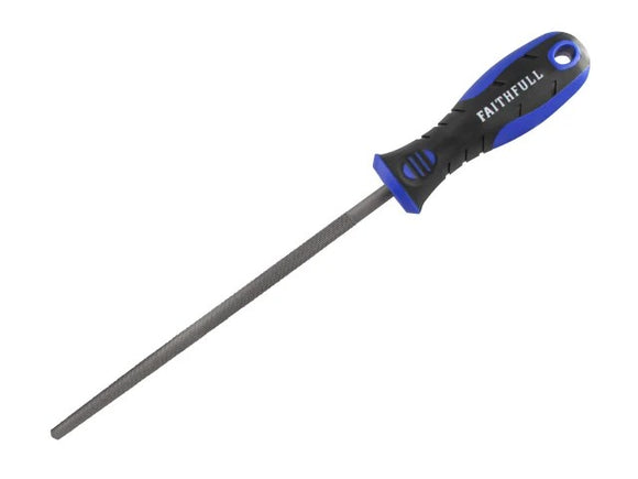 Faithfull Handled Round Second Cut Engineers File 200mm (8'') | FAIFIRSC8