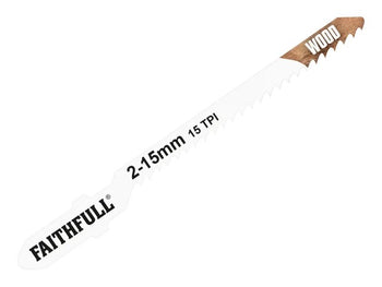 Faithfull Jigsaw Blades Wood T119BO (Pack of 5) | FAIJBT119BO