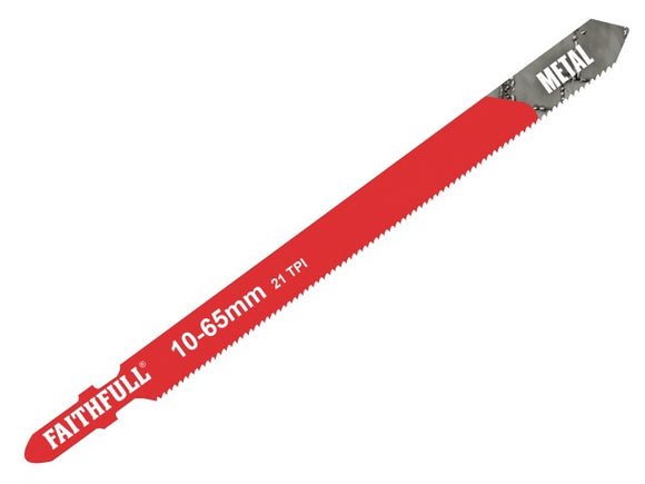 Faithfull Jigsaw Blades Metal T318A (Pack of 5) | FAIJBT318A