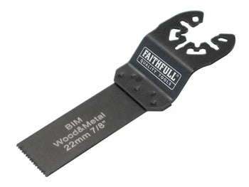 Faithfull Multi-Functional Tool Flush Cut Wood / Bi-Metal Blade 22mm | FAIMFWM22