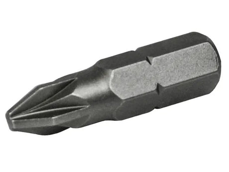 Faithfull Pozi S2 Grade Steel Screwdriver Bits PZ1 x 25mm (Pack of 3) | FAISBPZ125