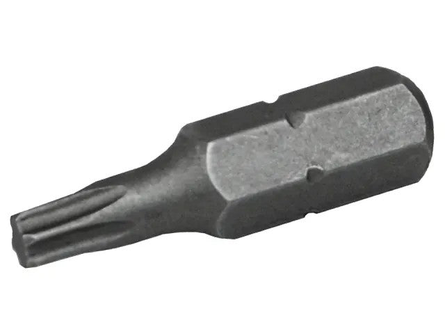 Faithfull Torx S2 Grade Steel Screwdriver Bits TX25 x 25mm (Pack of 3) | FAISBT2525