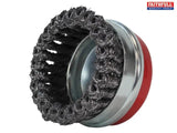 Faithfull Wire Cup Brush Twist Knot 100mm M14x2 x 0.50mm Steel Wire | FAIWBT100
