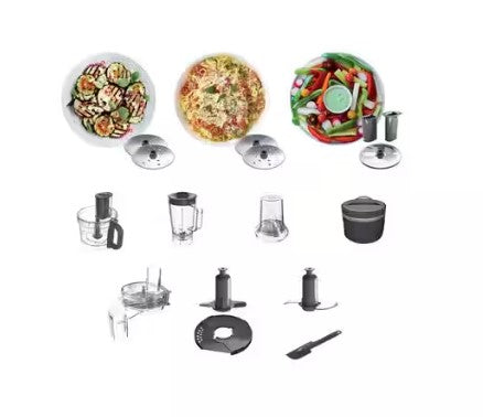 Kenwood Multipro Express 4-in-1 Food Processor with Direct Serve - White | FDP65.860WH