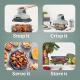 Ninja CRISPi 4in1 Portable Glass Air Fryer - Sage | FN101UKSG
