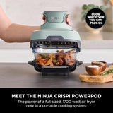 Ninja CRISPi 4in1 Portable Glass Air Fryer - Sage | FN101UKSG