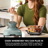 Ninja CRISPi 4in1 Portable Glass Air Fryer - Sage | FN101UKSG