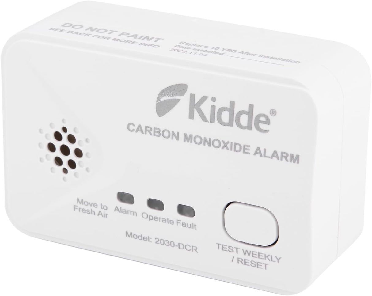 Kidde 2030-DCR Compact 10 Year Life Carbon Monoxide Alarm | FSK2030-DCR
