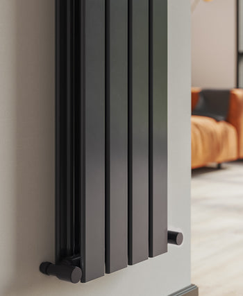 Fyn Flat Panel Radiator - Anthracite