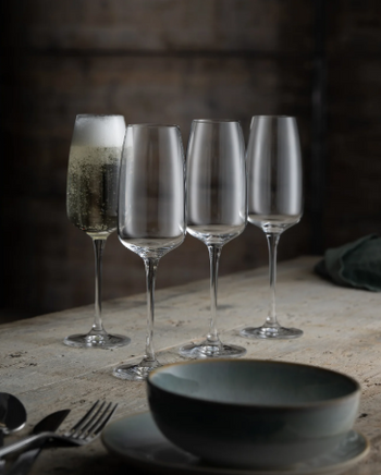 Galway Crystal Tivoli Flute Set of 4 | G130024