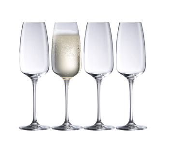 Galway Crystal Tivoli Flute Set of 4 | G130024