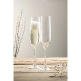 Galway Crystal Erne Champagne Flute Glass Pair | G320032