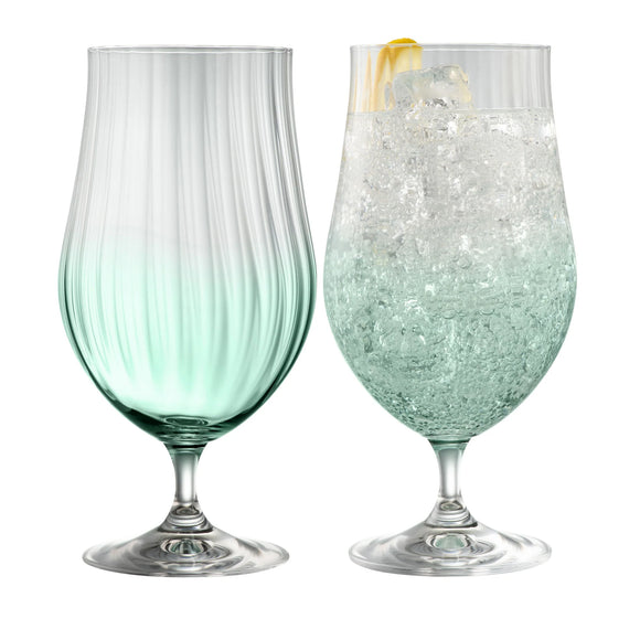 Erne Craft Beer/ Cocktail Glass Pair Aqua | G323052