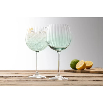 Erne Gin and Tonic Glass Pair Aqua | G323082