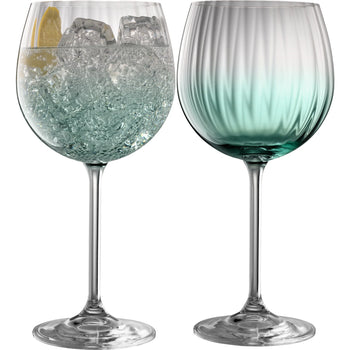 Erne Gin and Tonic Glass Pair Aqua | G323082