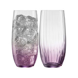 Galway Crystal Erne Hiball Glass Pair Amethyst | G324032