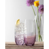 Galway Crystal Erne Hiball Glass Pair Amethyst | G324032