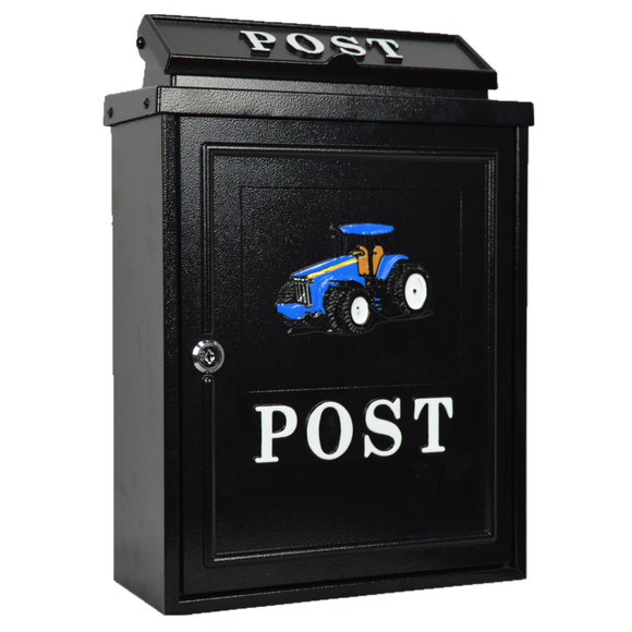 Gardag Gallery Mailbox Blue Tractor | GA407563