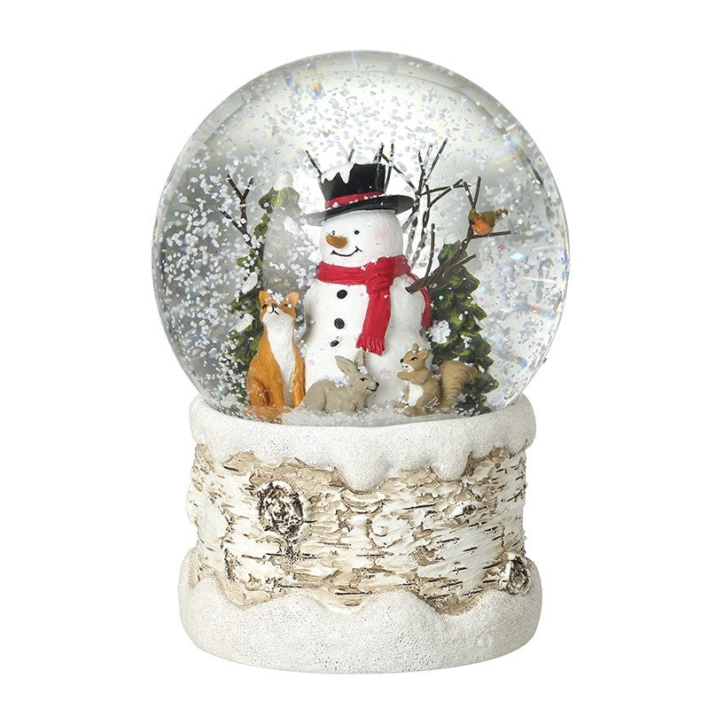 Heaven Sends Snowglobe With Snowman And Animals | GAC611