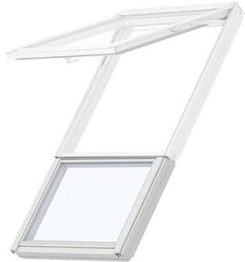 Velux Fixed Window, White Paint, 66Pane, 78x92cm | GILMK342066