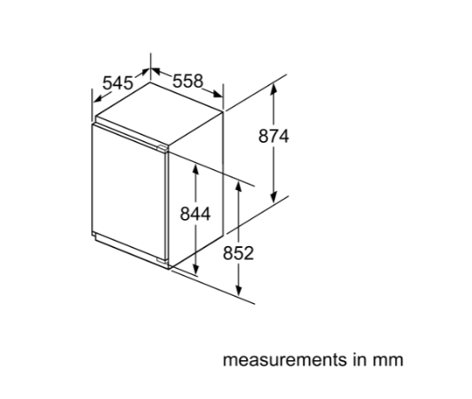 Bosch Series 6 Integrated Under Counter Freezer | GIV21AFE0