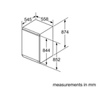 Bosch Series 6 Integrated Under Counter Freezer | GIV21AFE0